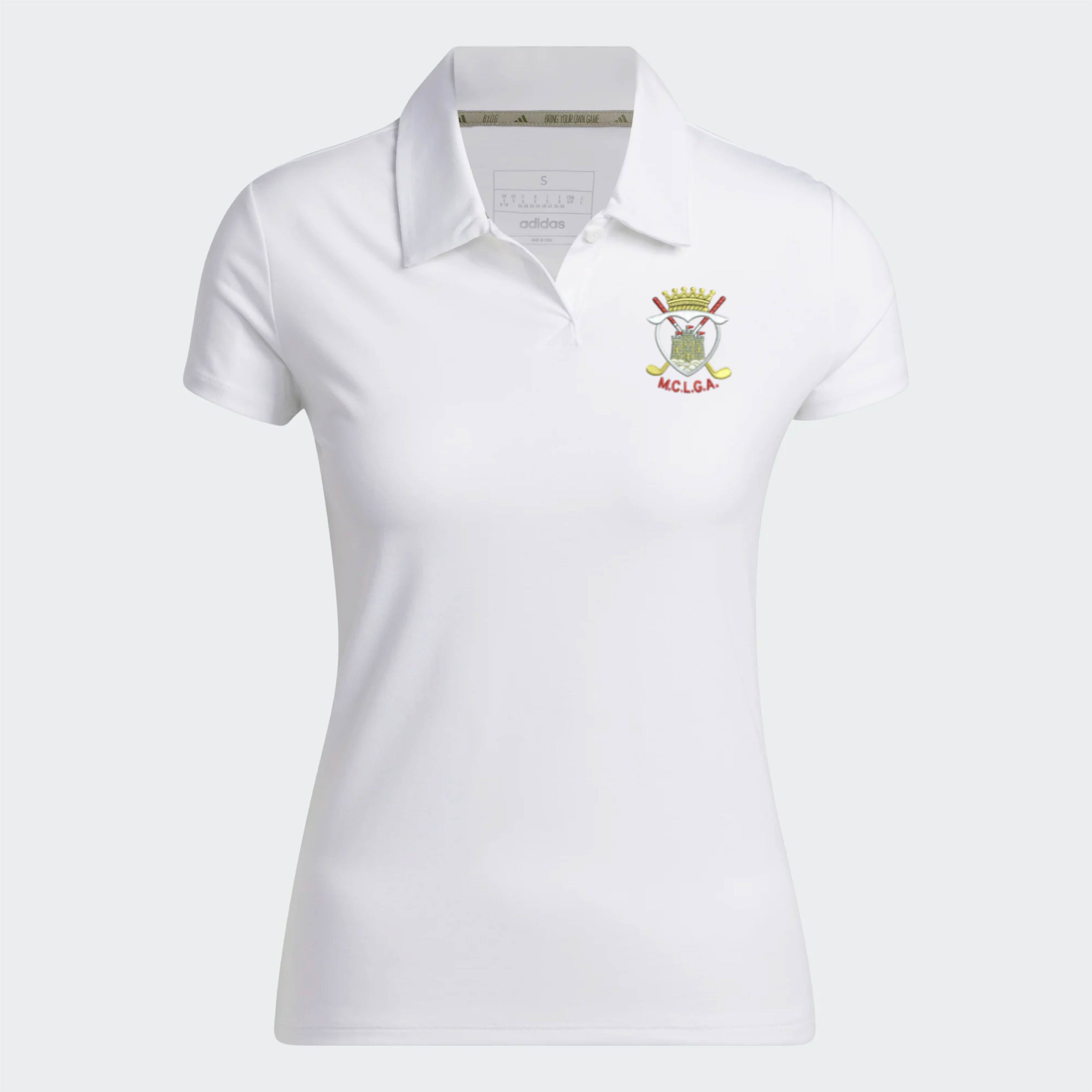 MCLGA Polo Shirt - White-Bruntsfield Sports Online