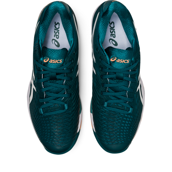 Mens Asics Solution Speed FF 2 Tennis Shoes - Pine/White-Bruntsfield Sports Online