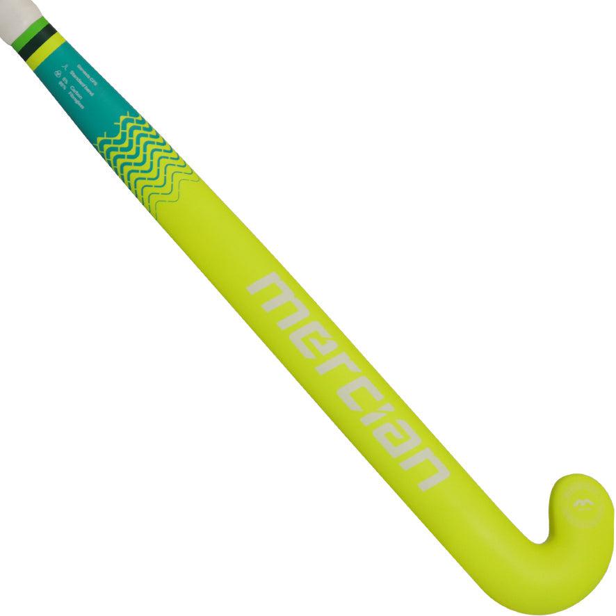 Mercian Genesis CF5 Junior Hockey Stick-Blk/Yel/Grn-Bruntsfield Sports Online