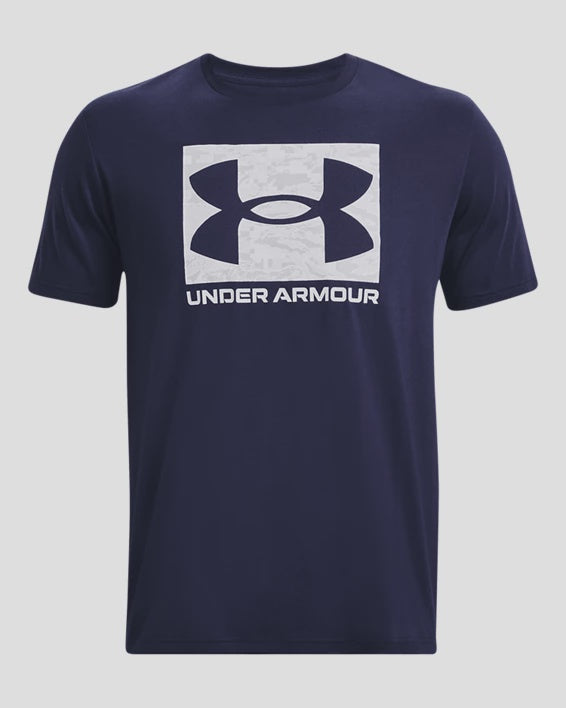 Under Armour Men's UA Camo Boxed Short Sleeve T-Shirt - Navy