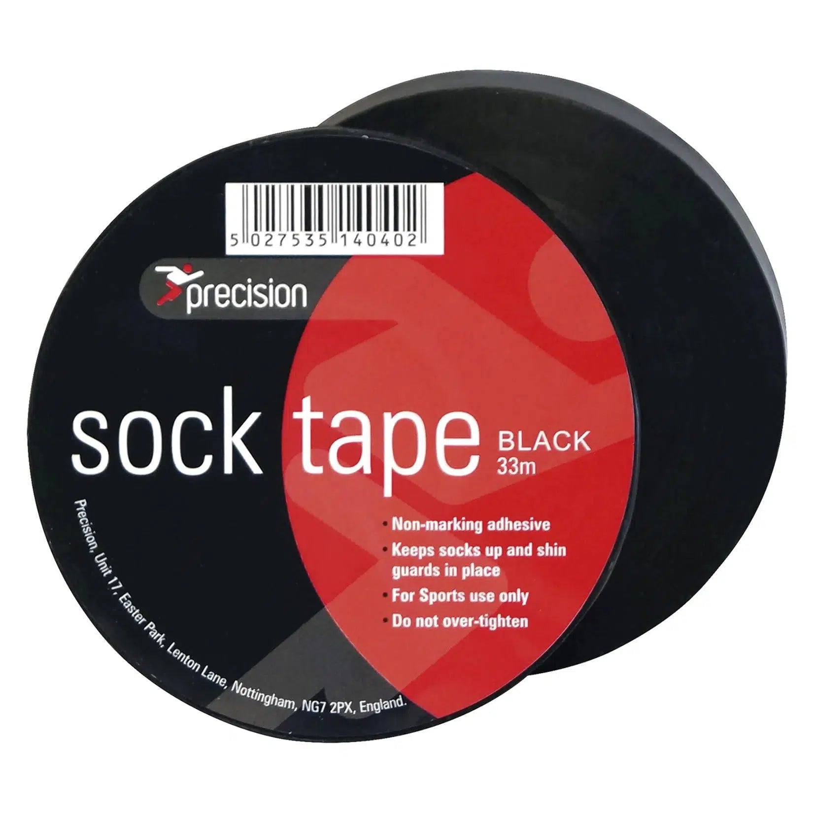 Precision Sock Tape - Black-Bruntsfield Sports Online