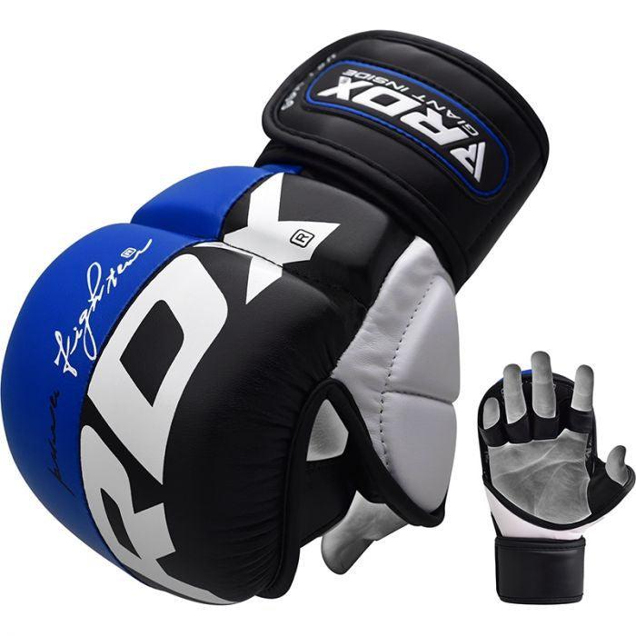 RDX T6 Grappling Gloves - Blue-Bruntsfield Sports Online