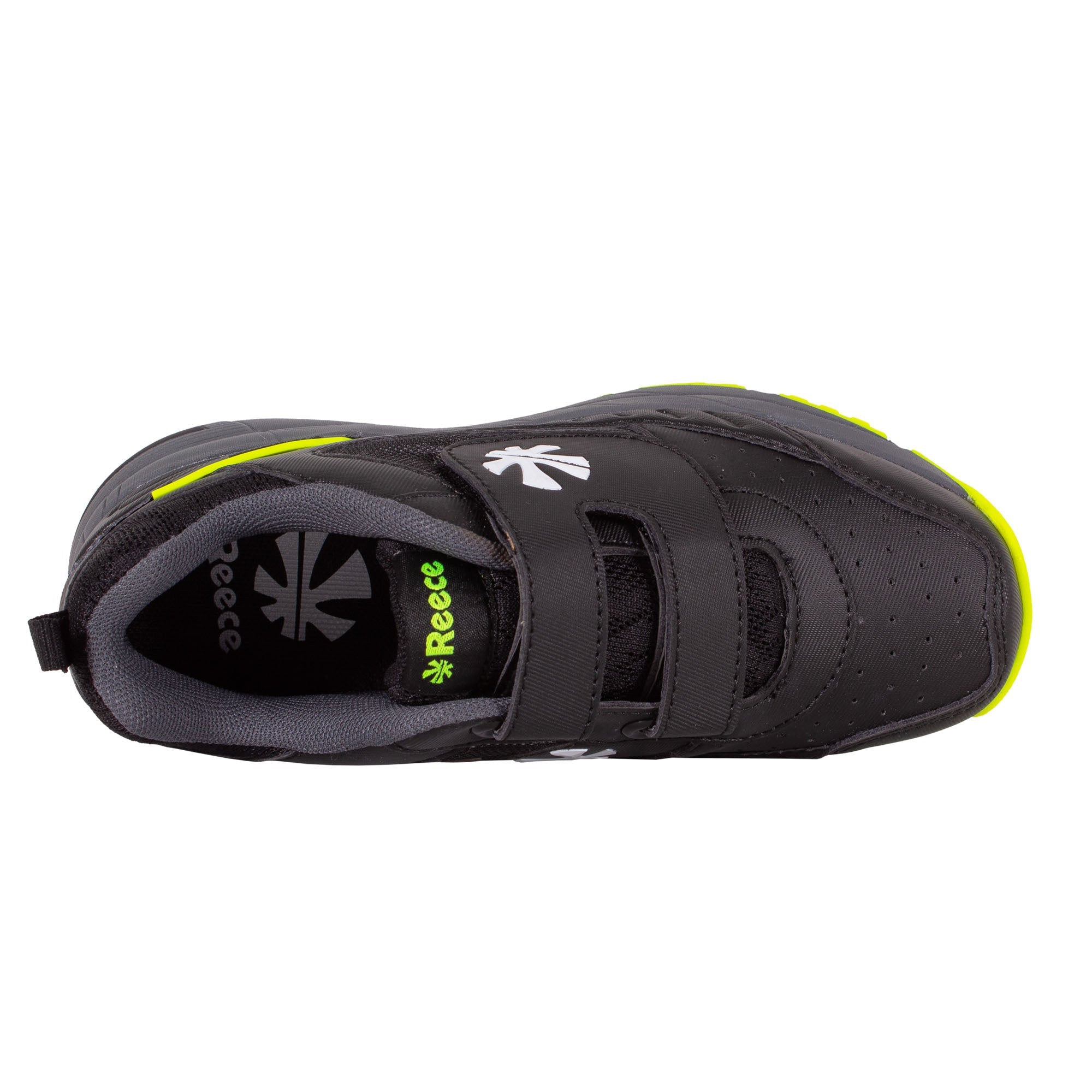 Reece Powerpitch Hockey Shoes - Black/Yellow-Bruntsfield Sports Online