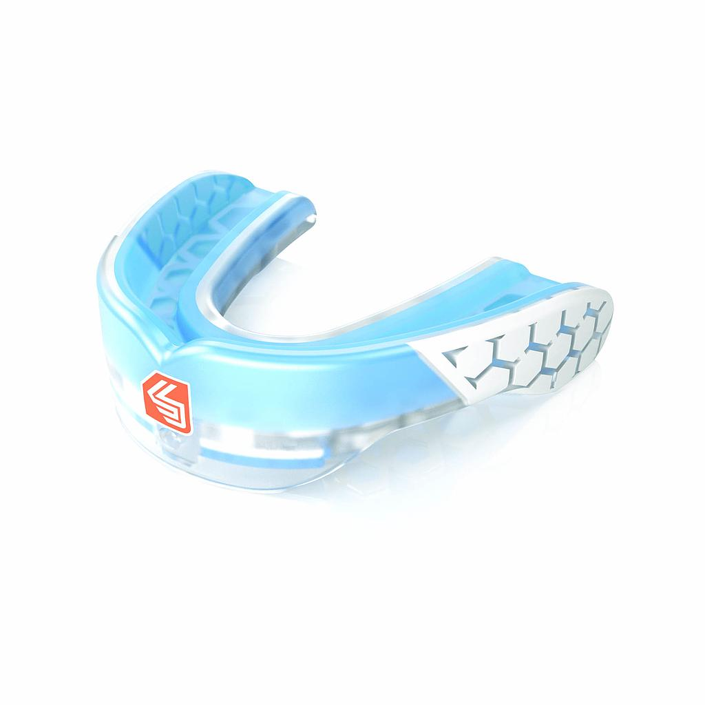 Shock Doctor Gel Max Power Adult Mouthguard - Trans Blue-Bruntsfield Sports Online