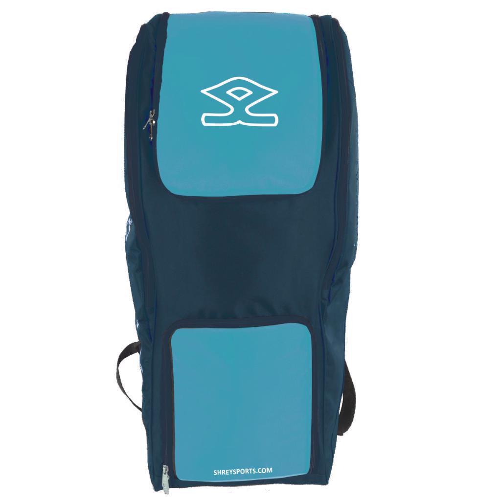 Shrey Performance Duffle Cricket Bag - Navy/Cyan-Bruntsfield Sports Online