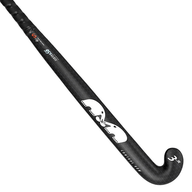 TK 3 JR Control Bow Stick - Black-Bruntsfield Sports Online