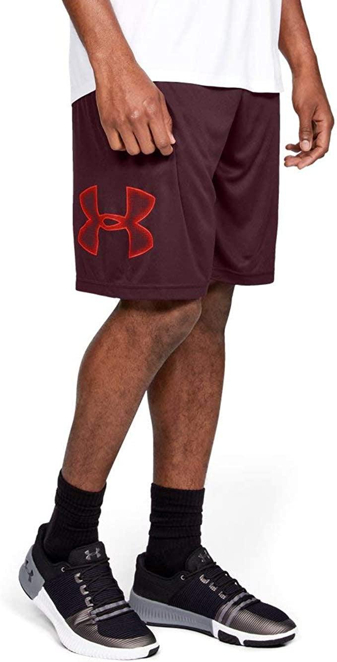Under Armour Men's Tech Graphic Shorts - Chestnut Red-Radio Red-Bruntsfield Sports Online