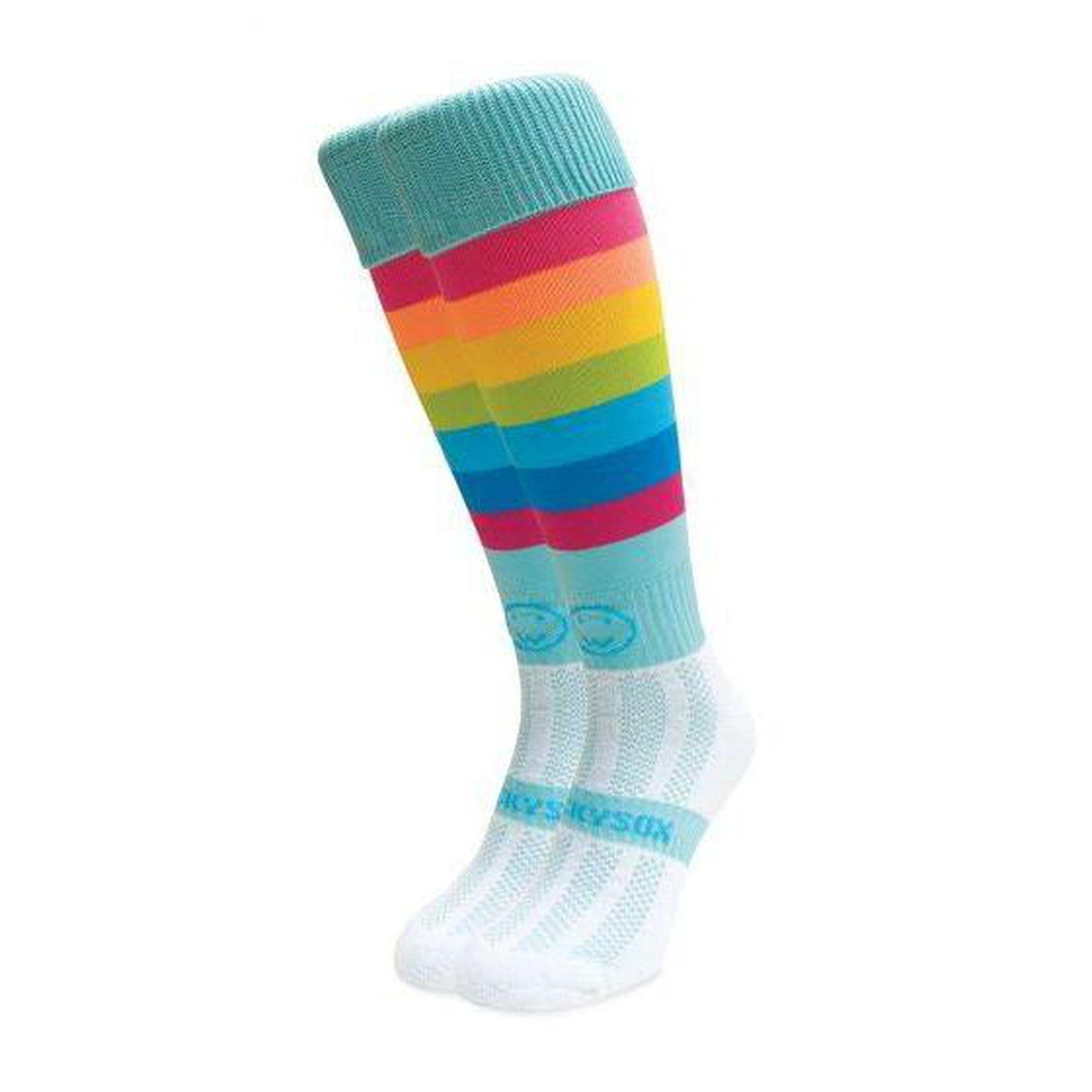 WackySox Mellow Rainbow Sports Socks-Bruntsfield Sports Online