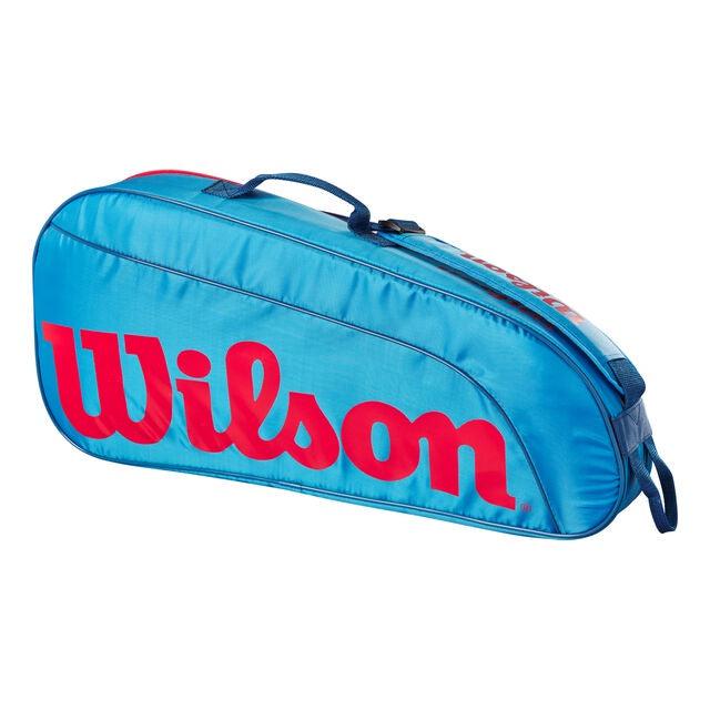 Wilson Junior 3 Pack Blue/Orange Racket Bag-Bruntsfield Sports Online