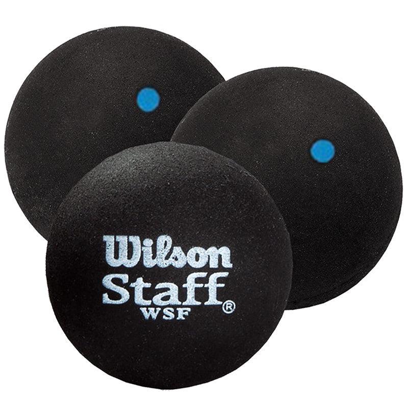 Wilson Staff Blue Dot Squash Balls-Bruntsfield Sports Online