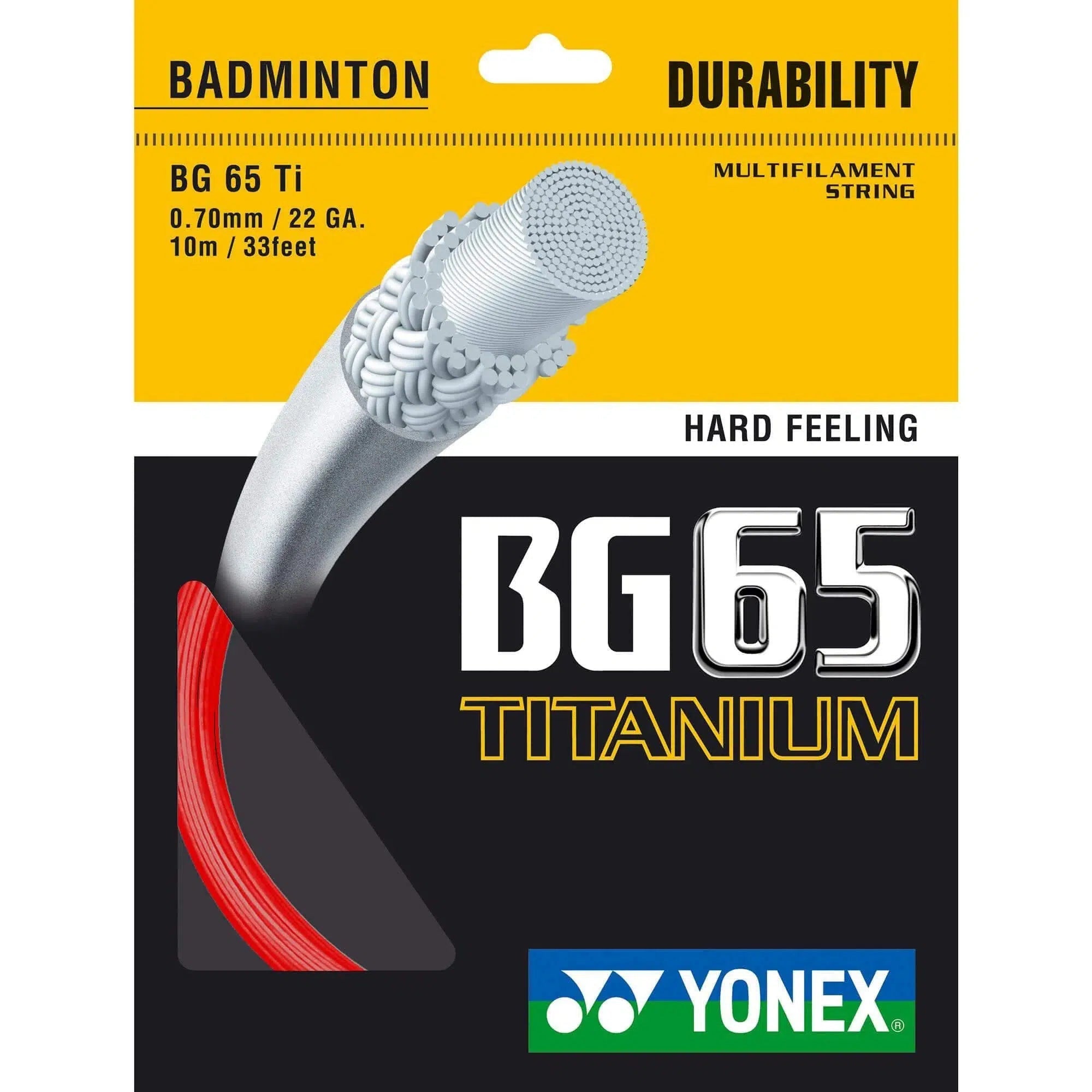 Yonex BG65 Ti Badminton String-Bruntsfield Sports Online