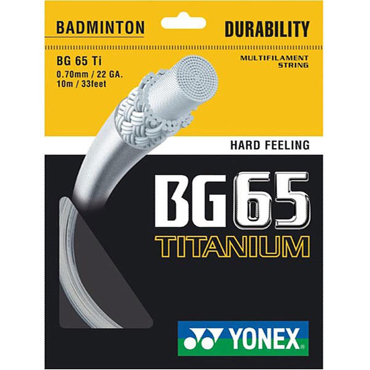 Yonex BG65 Ti Badminton String-Bruntsfield Sports Online