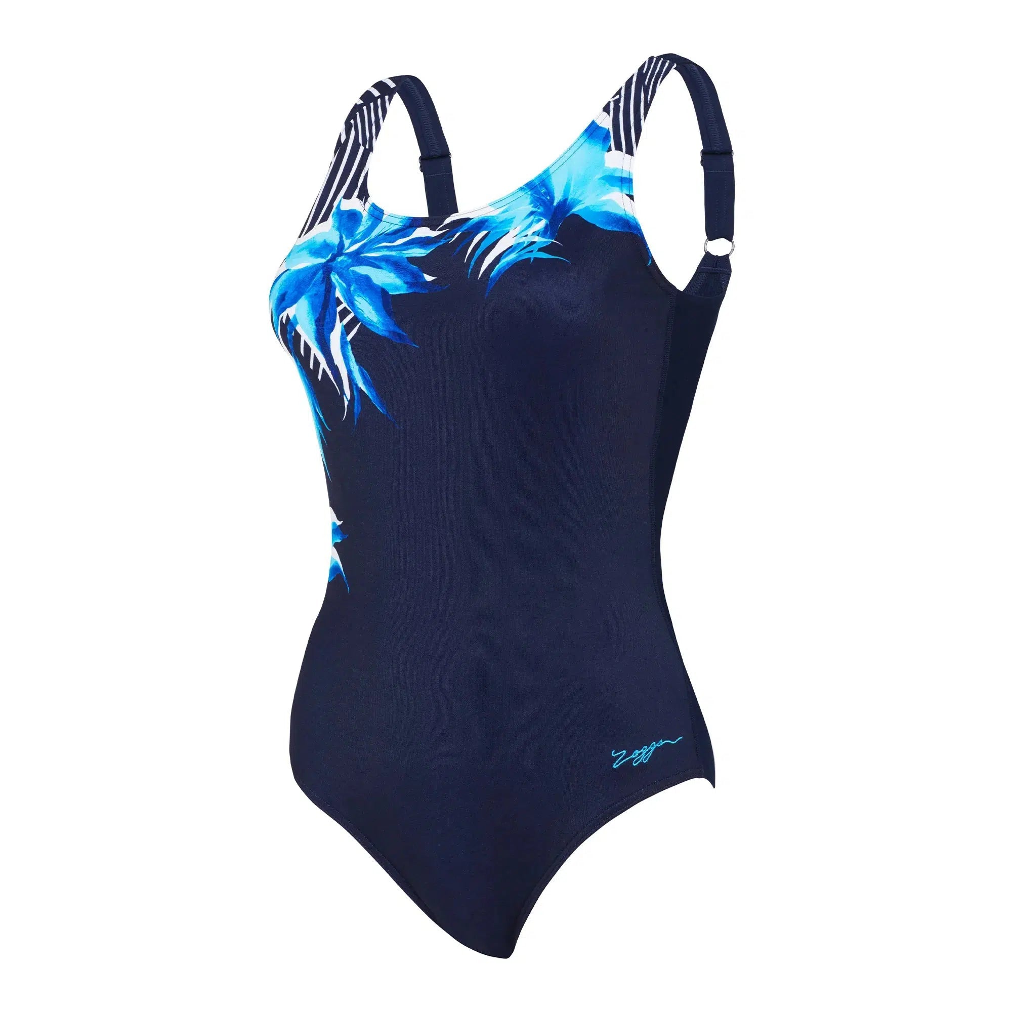 Zoggs Adjustable Scoopback Ladies Swimming Costume - Ocean Treasure-Bruntsfield Sports Online
