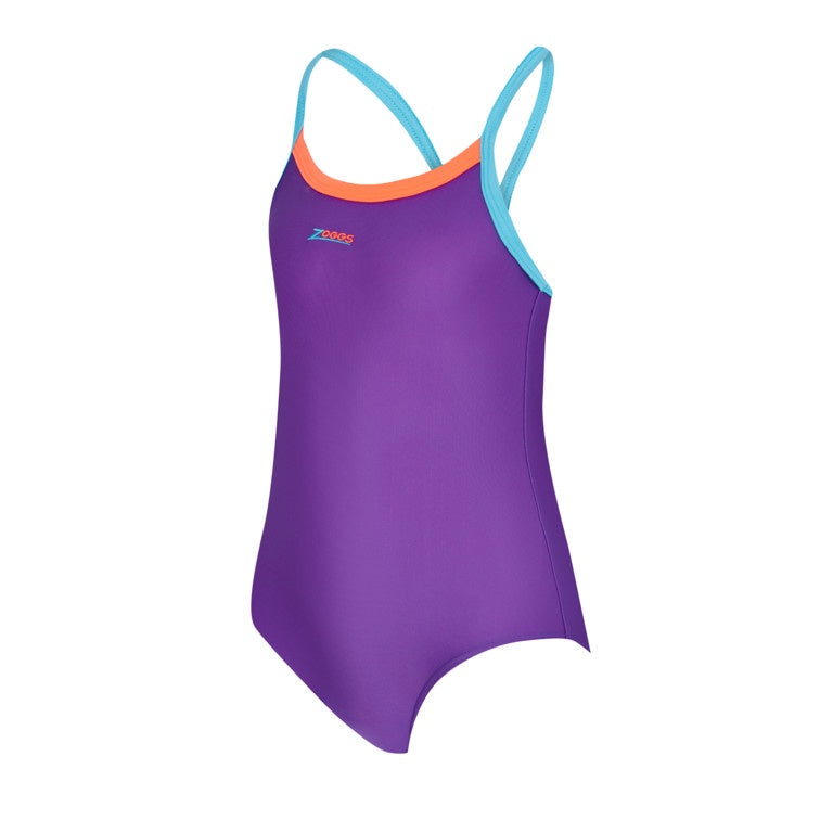 Zoggs Kerrawa Strikeback Girls Swimming Costume