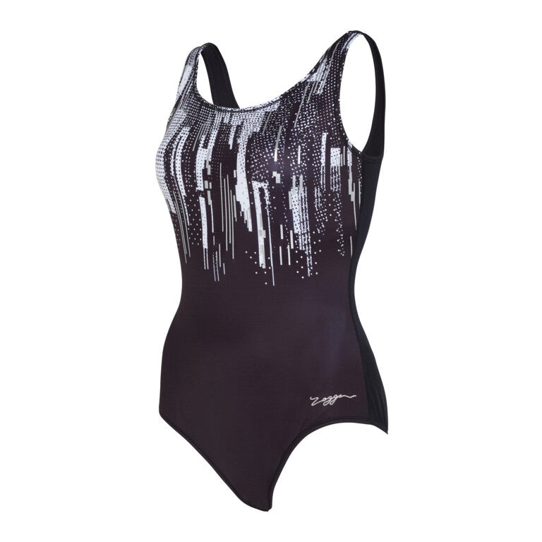 Zoggs Shimmer Scoopback Ladies Swimming Costume